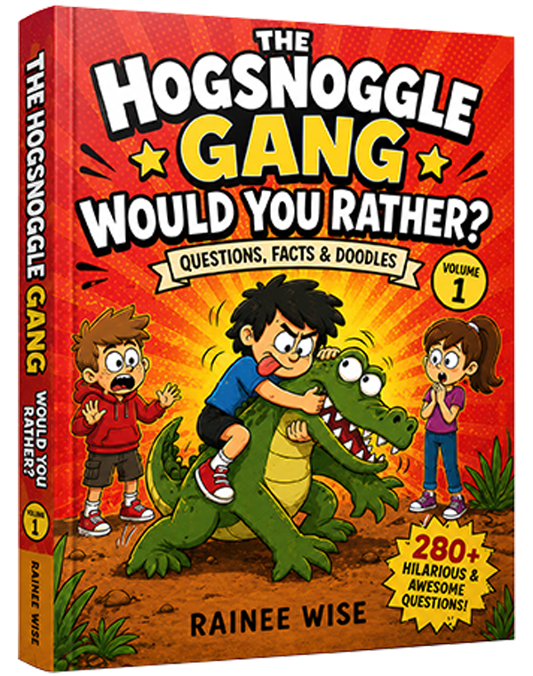 The Hogsnoggle Gang Would You Rather Volume 1 — 3D book cover