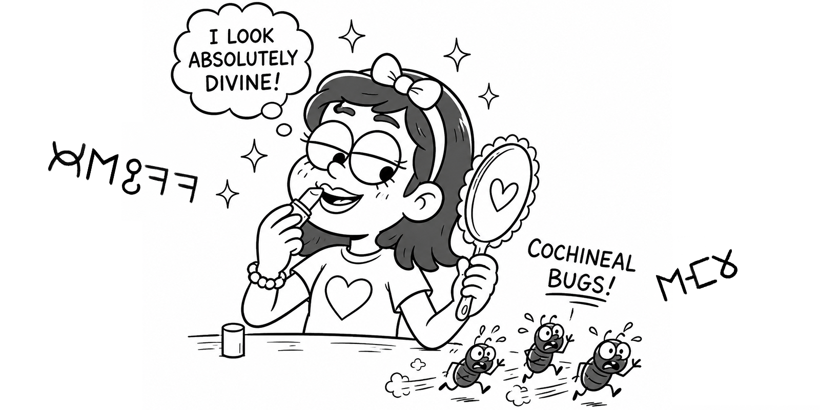 Ancient Rome eyeliner fun fact illustration